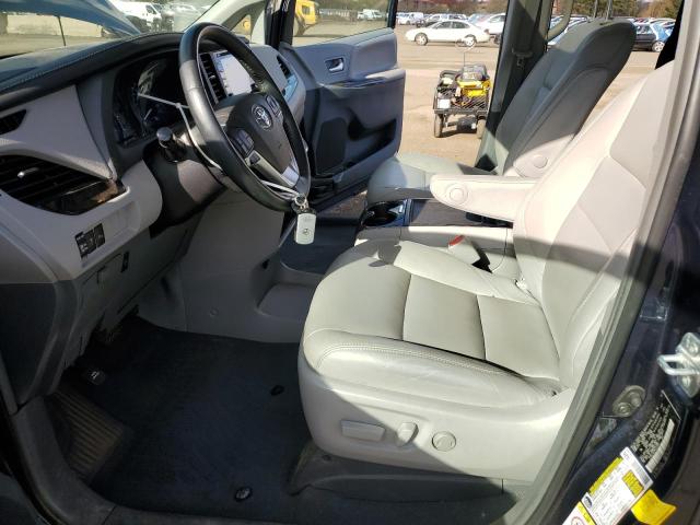 5TDDZ3DC9KS227832 - 2019 TOYOTA SIENNA XLE BLUE photo 7