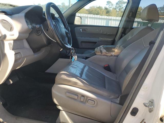 5FNYF38679B017520 - 2009 HONDA PILOT EXL WHITE photo 7