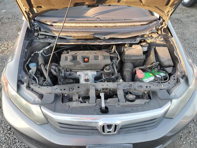 2HGFB2F56CH600574 - 2012 HONDA CIVIC LX GRAY photo 11