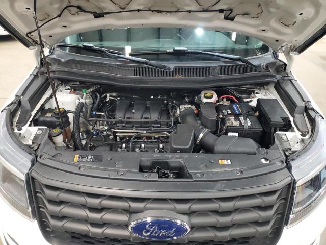 1FM5K8AR8KGA11927 - 2019 FORD EXPLORER POLICE INTERCEPTOR Biały zdjęcie 12