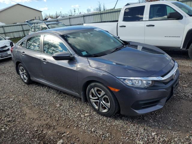 2HGFC2F59JH568083 - 2018 HONDA CIVIC LX GRAY photo 4