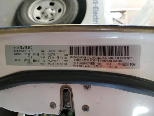 1C6RR6FG4KS709484 - 2019 RAM 1500 CLASS TRADESMAN Blanco foto 13