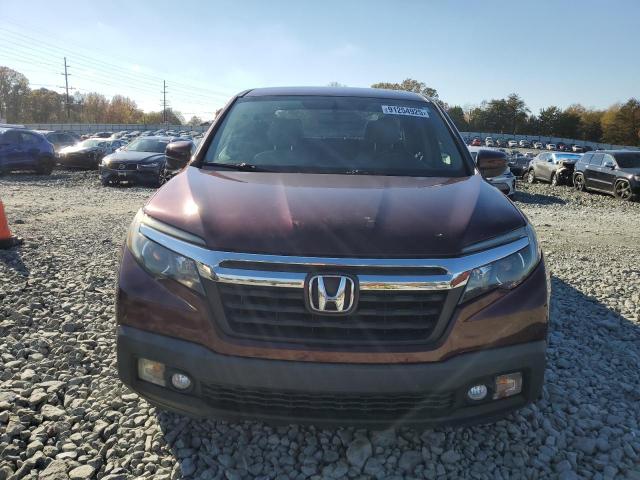 5FPYK2F65HB011309 - 2017 HONDA RIDGELINE RTL BURGUNDY photo 5