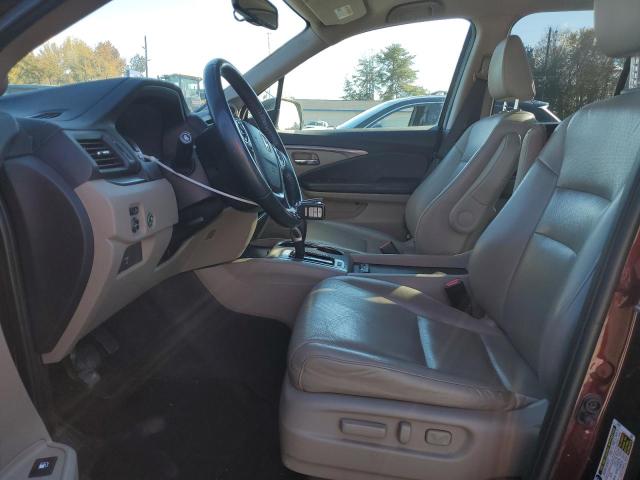 5FPYK2F65HB011309 - 2017 HONDA RIDGELINE RTL BURGUNDY photo 7