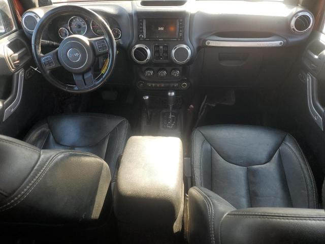 1C4BJWEG6EL258544 - 2014 JEEP WRANGLER U SAHARA ORANGE photo 8