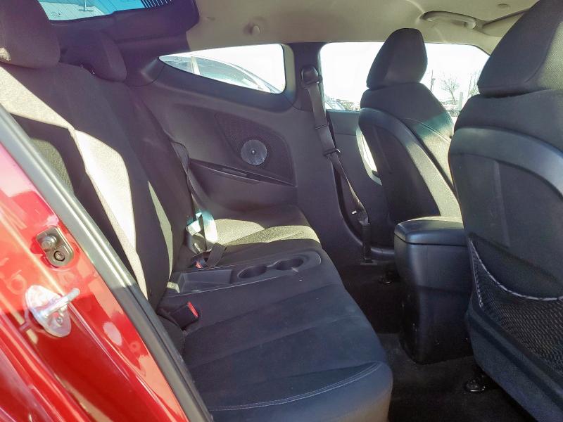 KMHTC6AD1EU193974 - 2014 HYUNDAI VELOSTER წითელი ფოტო 10