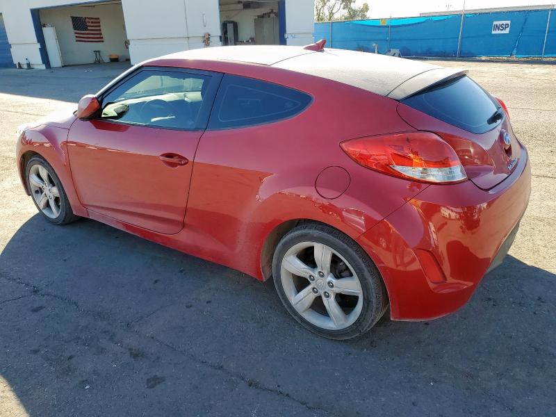 KMHTC6AD1EU193974 - 2014 HYUNDAI VELOSTER წითელი ფოტო 2