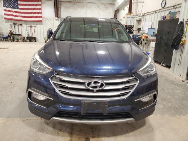 5XYZWDLA1JG507521 - 2018 HYUNDAI SANTA FE S BLUE photo 5