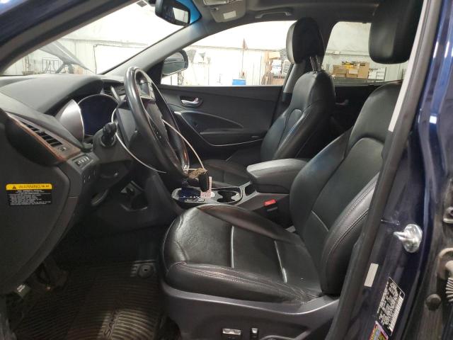 5XYZWDLA1JG507521 - 2018 HYUNDAI SANTA FE S BLUE photo 7