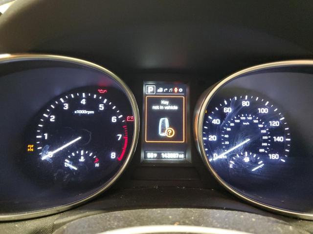 5XYZWDLA1JG507521 - 2018 HYUNDAI SANTA FE S BLUE photo 9