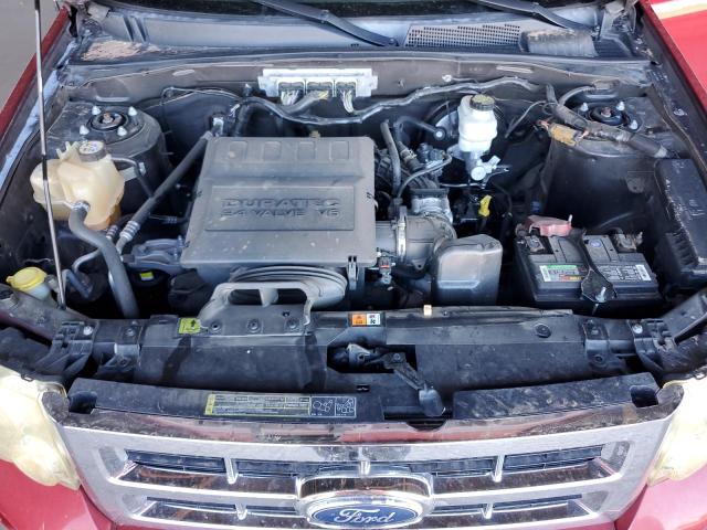 1FMCU0DG8AKD00895 - 2010 FORD ESCAPE XLT MAROON photo 12