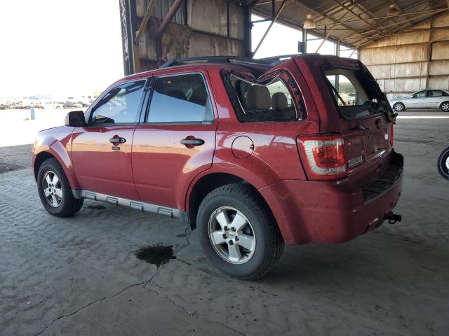 1FMCU0DG8AKD00895 - 2010 FORD ESCAPE XLT MAROON photo 2