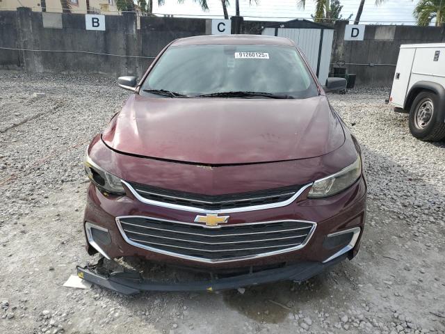 1G1ZB5STXGF321372 - 2016 CHEVROLET MALIBU LS BURGUNDY photo 5