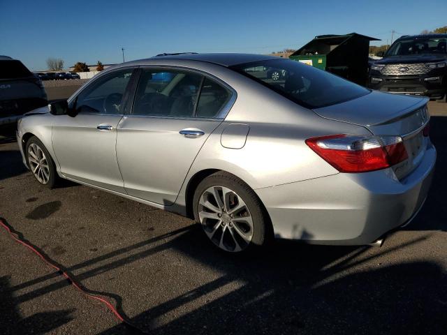 1HGCR2F51FA073108 - 2015 HONDA ACCORD SPORT Argent photo 2