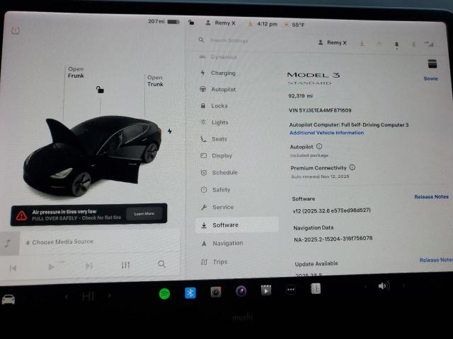 5YJ3E1EA4MF871609 - 2021 TESLA MODEL 3 黑色 照片 9