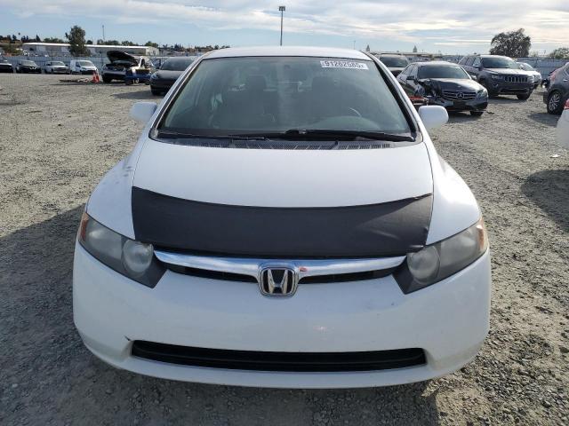 JHMFA16597S002214 - 2007 HONDA CIVIC LX WHITE photo 5