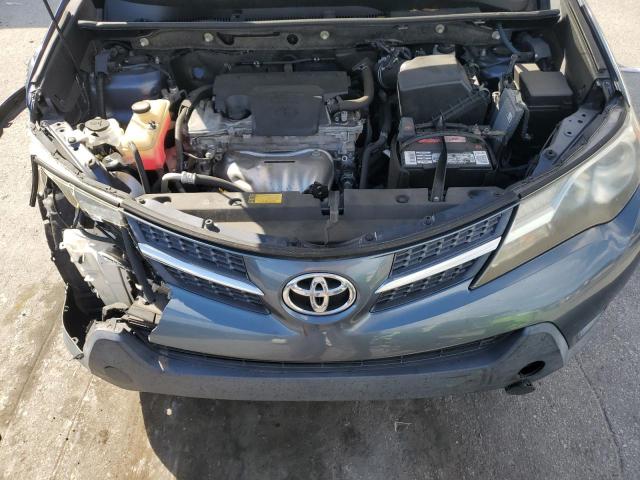 JTMZFREV3ED040197 - 2014 TOYOTA RAV4 LE BLUE photo 12