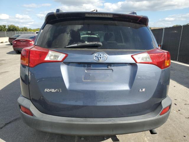 JTMZFREV3ED040197 - 2014 TOYOTA RAV4 LE BLUE photo 6