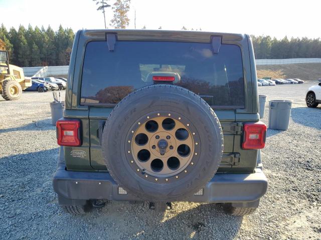 1C4HJXEG8NW244532 - 2022 JEEP WRANGLER U SAHARA GREEN photo 6