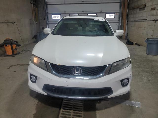 1HGCT2B80DA002710 - 2013 HONDA ACCORD EXL WHITE photo 5