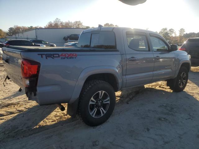 3TMCZ5ANXKM200636 - 2019 TOYOTA TACOMA DOUBLE CAB Сірий фото 3