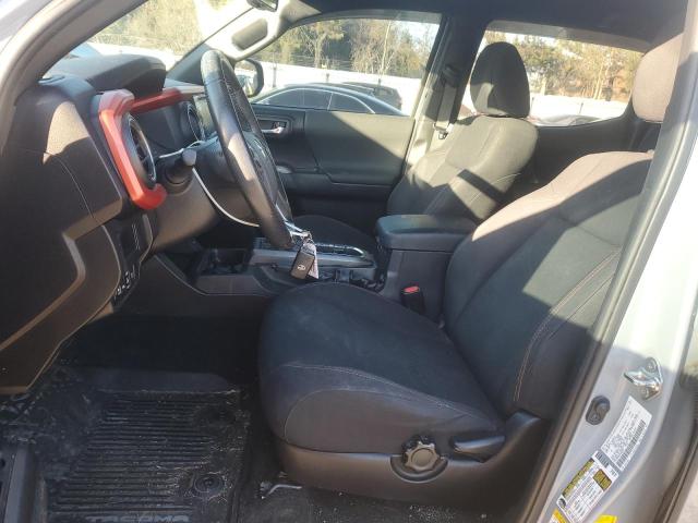 3TMCZ5ANXKM200636 - 2019 TOYOTA TACOMA DOUBLE CAB Сірий фото 7