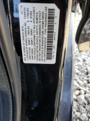 2HGFC2F56GH539732 - 2016 HONDA CIVIC LX BLACK photo 12