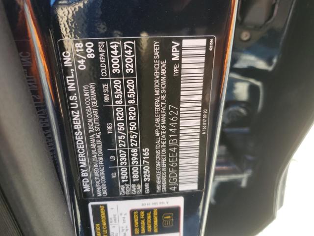 4JGDF6EE4JB144627 - 2018 MERCEDES-BENZ GLS 450 4MATIC BLUE photo 13