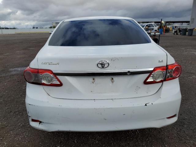 5YFBU4EE2DP220177 - 2013 TOYOTA COROLLA BASE Biały zdjęcie 6