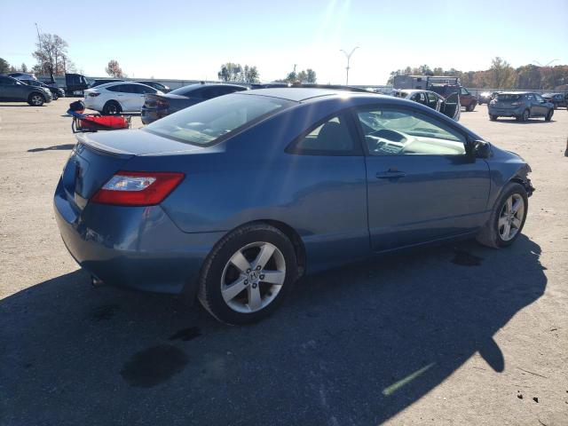 2HGFG12898H555312 - 2008 HONDA CIVIC EX BLUE photo 3