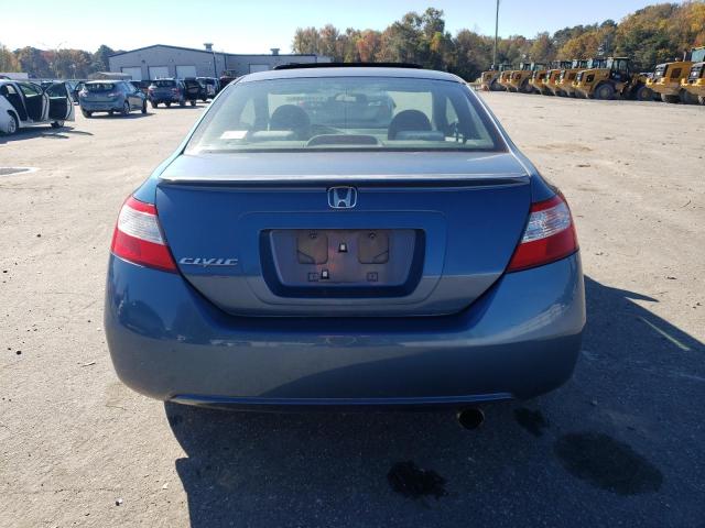 2HGFG12898H555312 - 2008 HONDA CIVIC EX BLUE photo 6