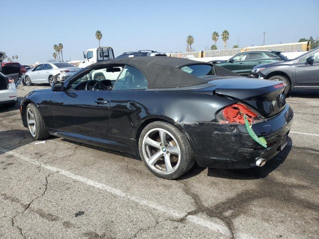WBAEB53578CX61779 - 2008 BMW 650 I BLACK photo 2