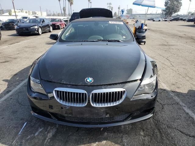 WBAEB53578CX61779 - 2008 BMW 650 I BLACK photo 5