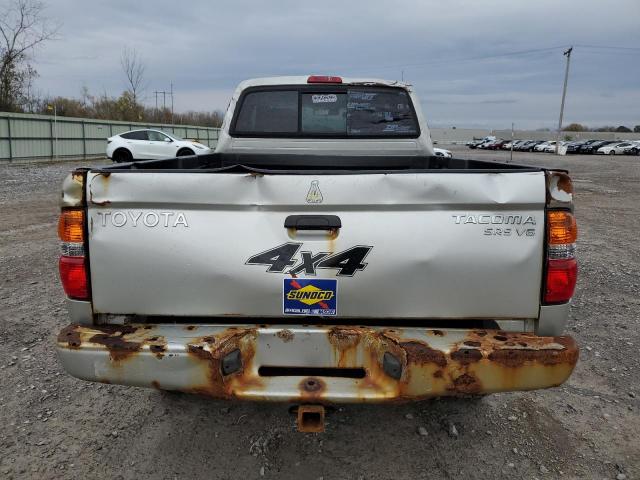 5TEWN72N64Z405539 - 2004 TOYOTA TACOMA XTRACAB SILVER photo 6