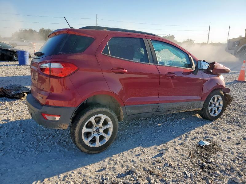 MAJ6S3GL0LC393013 - 2020 FORD ECOSPORT SE Червоний фото 3