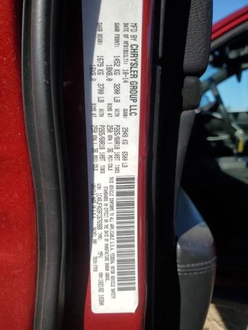 1C4RJFAG9FC676988 - 2015 JEEP GRAND CHER LAREDO წითელი ფოტო 12