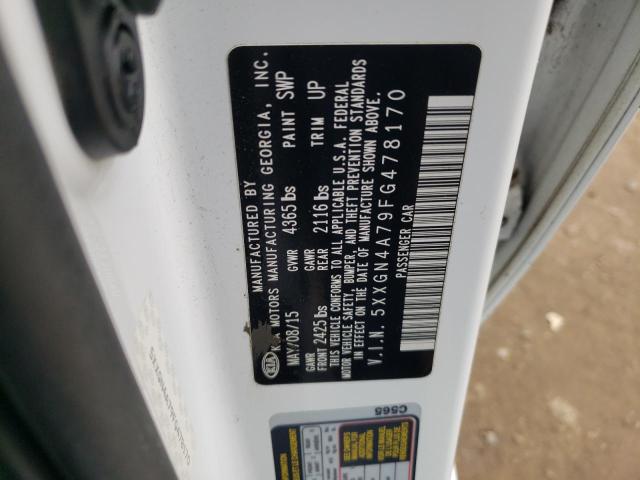 5XXGN4A79FG478170 - 2015 KIA OPTIMA EX 白色 照片 12