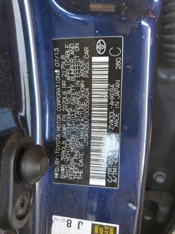 JTDKN3DU1D0356424 - 2013 TOYOTA PRIUS 蓝色 照片 12