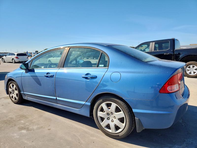 1HGFA165X8L086042 - 2008 HONDA CIVIC LX أزرق صورة 2