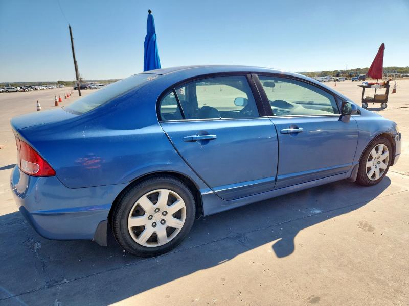 1HGFA165X8L086042 - 2008 HONDA CIVIC LX أزرق صورة 3