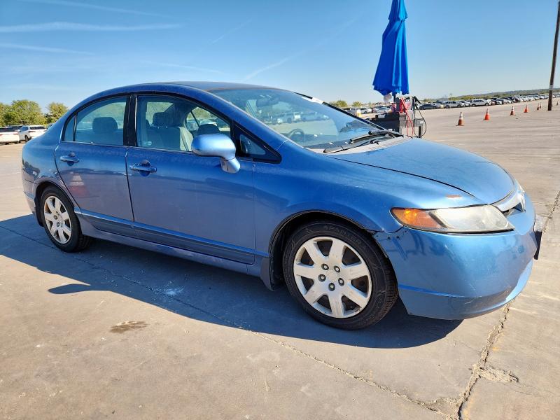 1HGFA165X8L086042 - 2008 HONDA CIVIC LX أزرق صورة 4