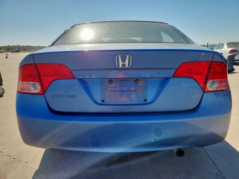 1HGFA165X8L086042 - 2008 HONDA CIVIC LX أزرق صورة 6