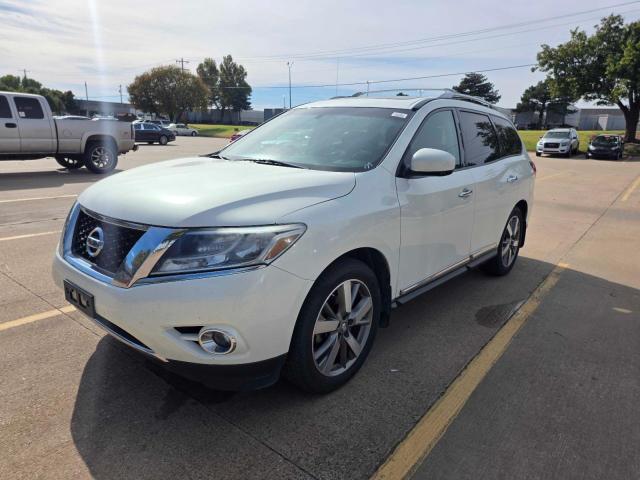 5N1AR2MN3EC711723 - 2014 NISSAN PATHFINDER S WHITE photo 2