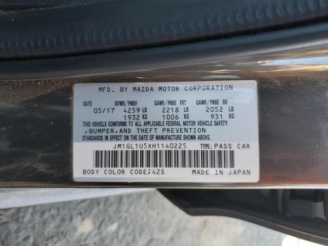 JM1GL1U5XH1140225 - 2017 MAZDA 6 SPORT Graphit Foto 12