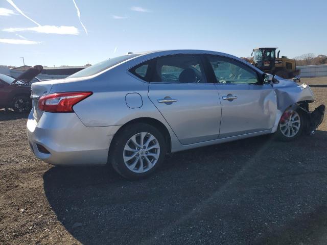 3N1AB7APXKY446039 - 2019 NISSAN SENTRA S SILVER photo 3