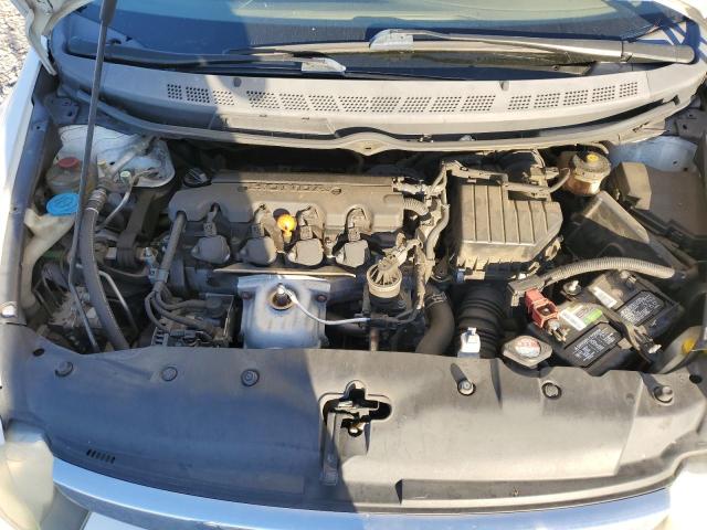 1HGFA16848L038997 - 2008 HONDA CIVIC EX WHITE photo 11