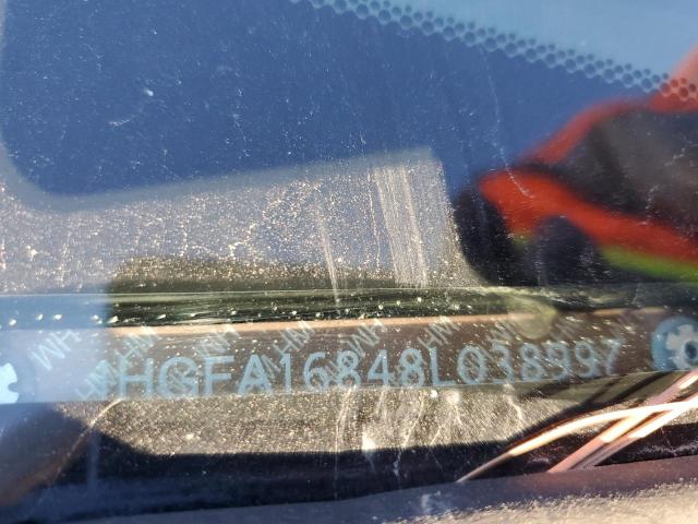 1HGFA16848L038997 - 2008 HONDA CIVIC EX WHITE photo 12