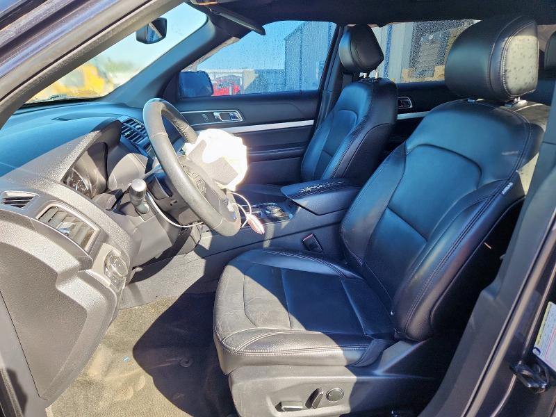 1FM5K8D83HGA52753 - 2017 FORD EXPLORER XLT შავი ფოტო 7