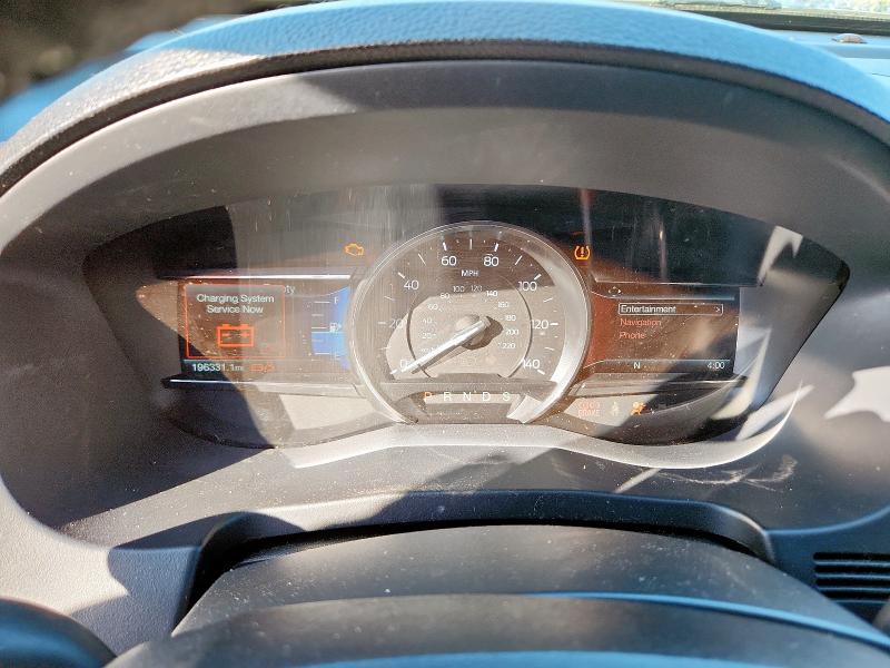 1FM5K8D83HGA52753 - 2017 FORD EXPLORER XLT შავი ფოტო 9