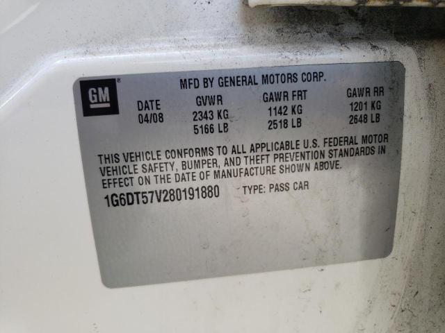 1G6DT57V280191880 - 2008 CADILLAC CTS HI FEATURE V6 WHITE photo 23